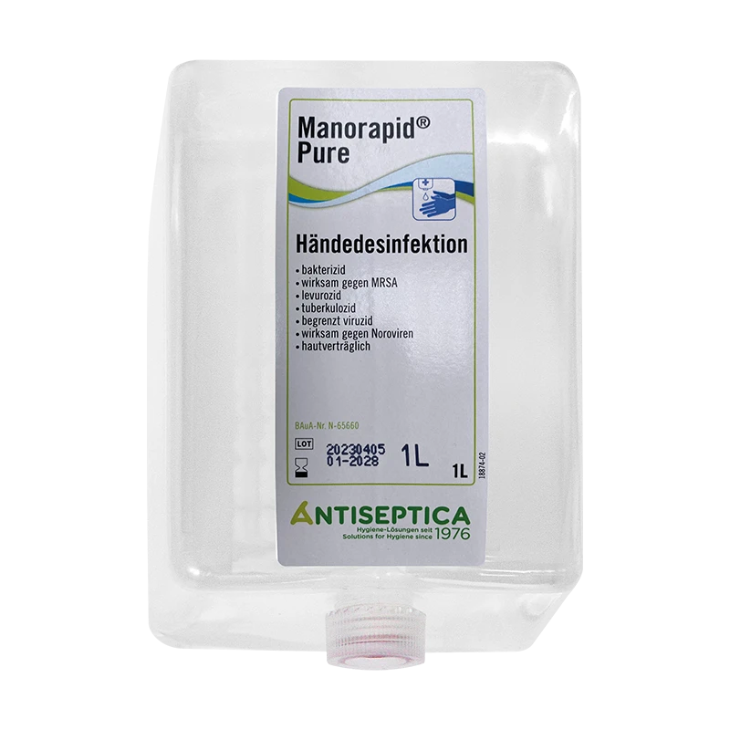 Manorapid® PURE hand disinfection 6x1000mL