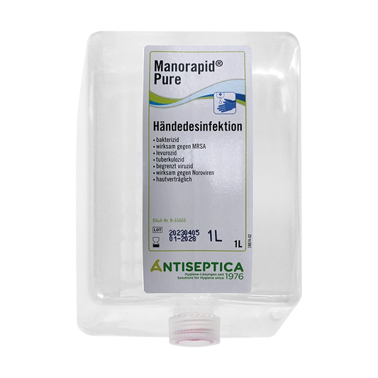 Manorapid® PURE Händedesinfektion 6x1000mL